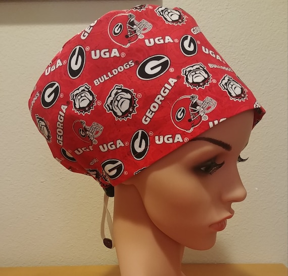 Women's Surgical Cap, Scrub Hat, Chemo Cap, University of Georgia