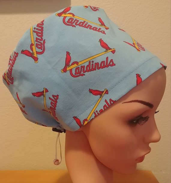 Women's Surgical Cap, Scrub Hat, Chemo Cap, St. Louis Cardinals