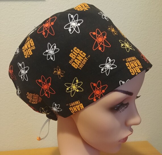 Women's Surgical Cap, Scrub Hat, Chemo Cap, Big Bang Theory