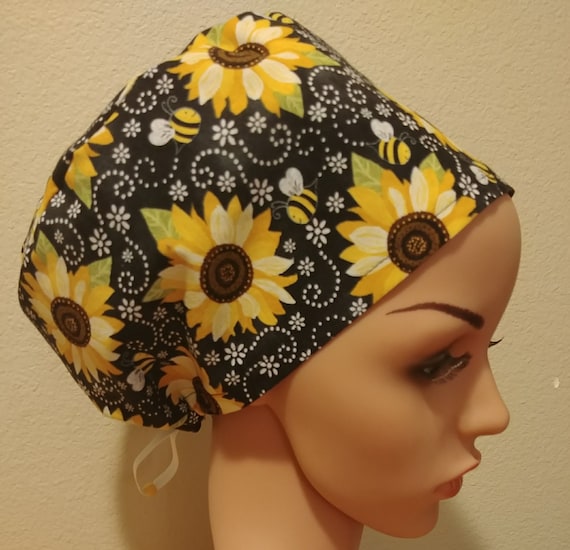 Women's Surgical Cap, Scrub Hat, Chemo Cap,  You are my Sunshine