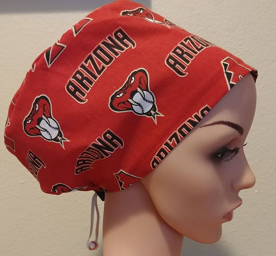 Women's Surgical Cap, Scrub Hat, Chemo Cap,  MLB Arizona Diamondbacks