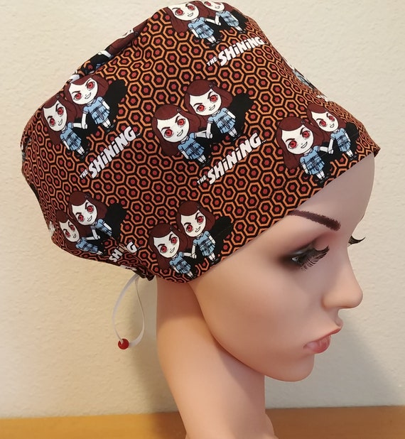 Women's Surgical Cap, Scrub Hat, Chemo Cap,  The Shining