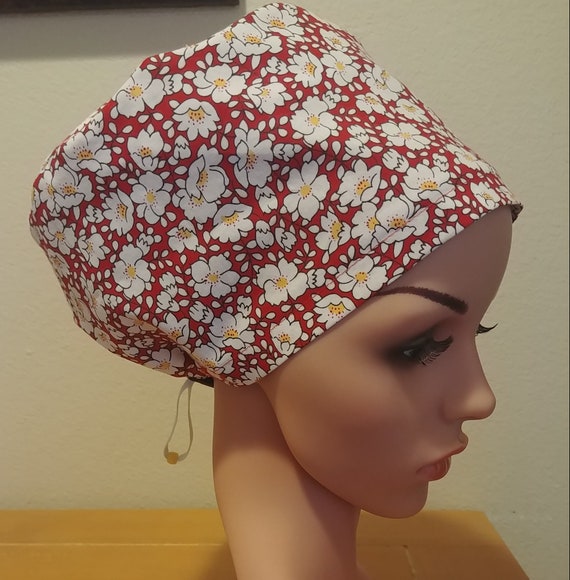 Women's Surgical Cap, Scrub Hat, Chemo Cap, Pocket Full of Posey's