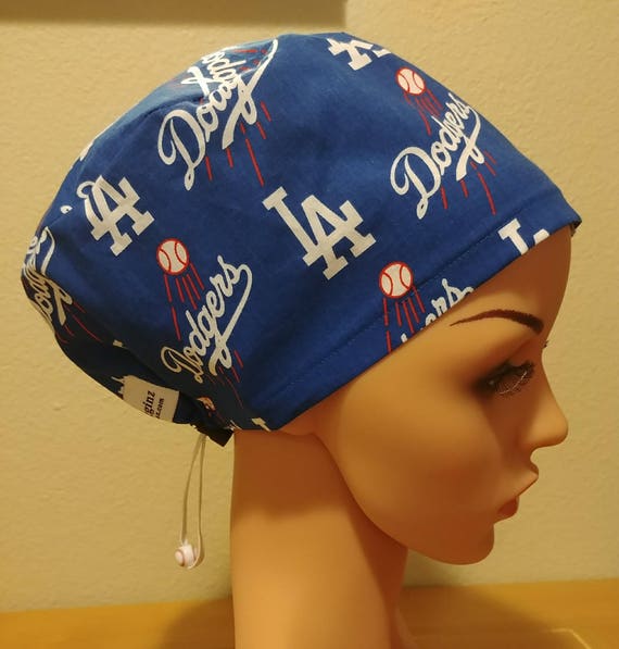 Women's Surgical Cap, Scrub Hat, Chemo Cap, Los Angeles Dodgers