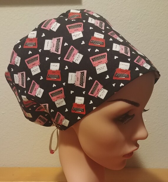 Women's Surgical Cap, Scrub Hat, Chemo Cap, Hello Sweetheart