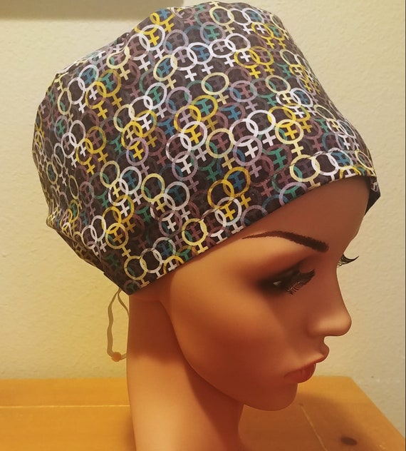 Women's Surgical Cap, Scrub Hat, Chemo Cap, Power of Women