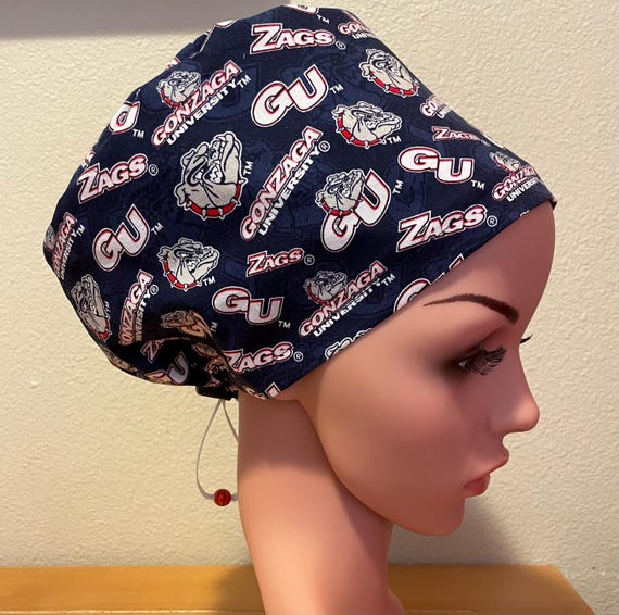 Women's Surgical Cap, Scrub Hat, Chemo Cap, Gonzaga
