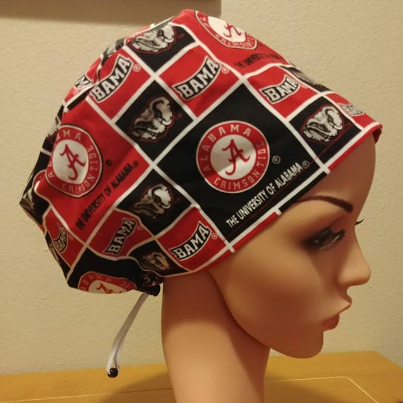 Women's Surgical Cap, Scrub Hat, Chemo Cap, University of Alabama