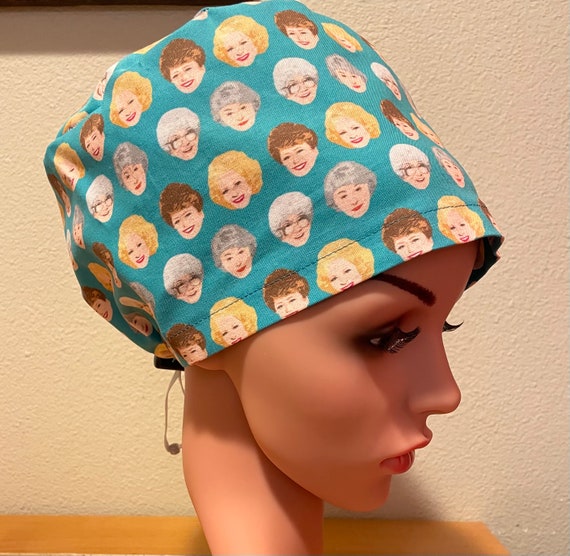 Women's Surgical Cap, Scrub Hat, Chemo Cap, Golden Girls