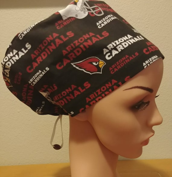 Women's Surgical Cap, Scrub Hat, Chemo Cap, NFL Arizona Cardinals