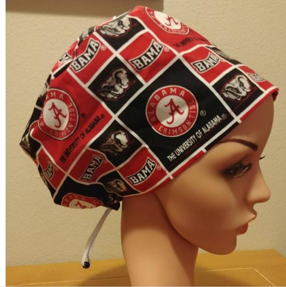 Women's Surgical Cap, Scrub Hat, Chemo Cap, University of Alabama