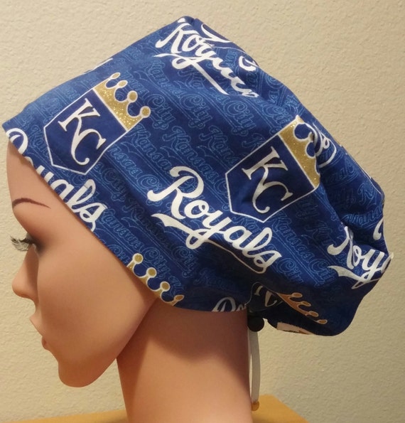 Women's Surgical Cap, Scrub Hat, Chemo Cap, Kansas City Royals
