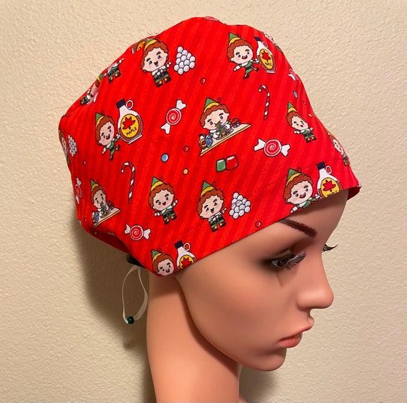 Women's Surgical Cap, Scrub Hat, Chemo Cap,  I Love Maple Syrup