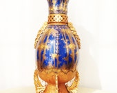 Art Nouveau Large Amphora - Turn Teplitz Vase - Ca. 1895