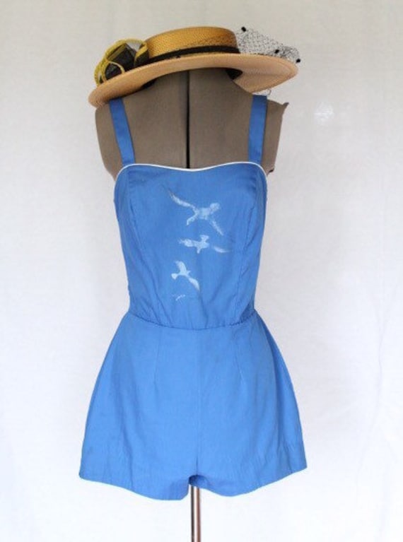 Vintage 1950s cotton bathing suit