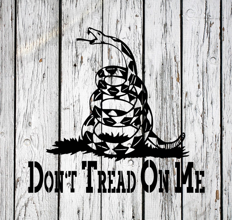 Don’t Tread on Me SVG/PNG File - Etsy