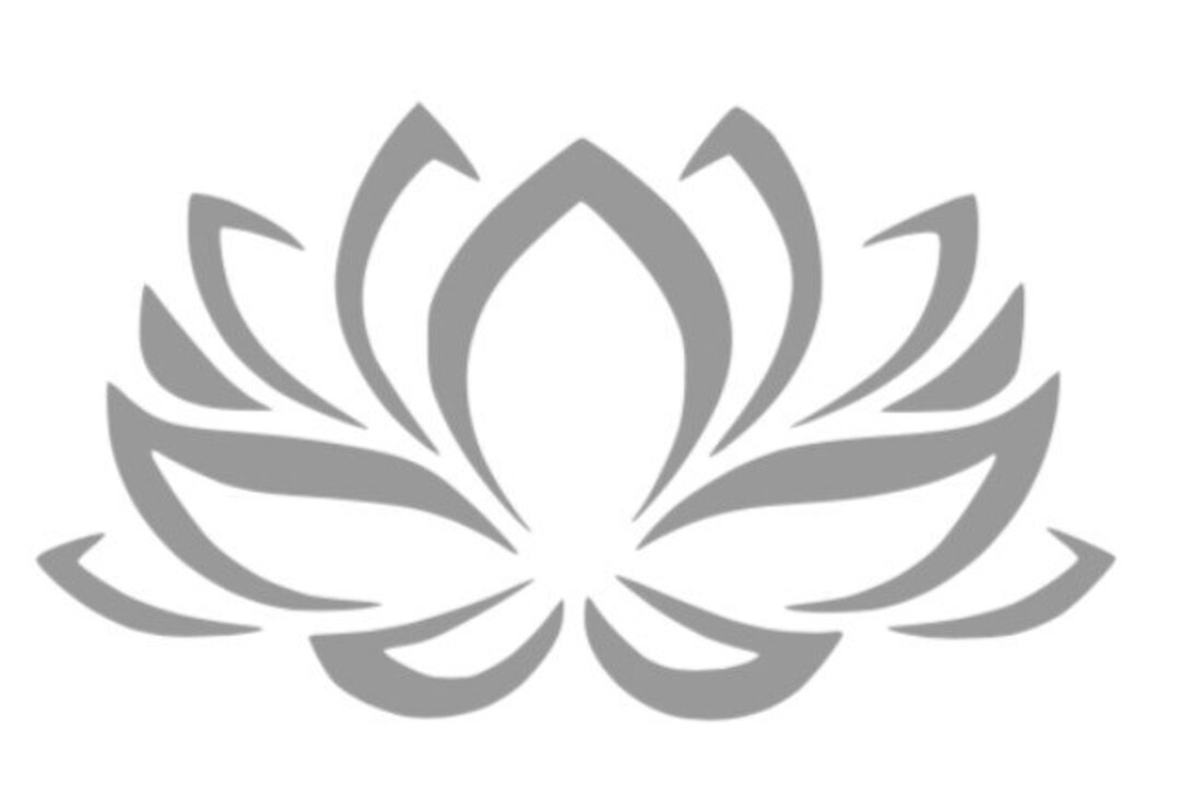Lotusblumen-Schablone – Bastelschablone Für Airbrush, Malerei