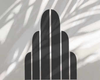 Art Deco Retro classic 1920's Stencil Craft Template Reusable 190 Mylar Upcycle Walls Furniture Cards Signs Fabric Cakes