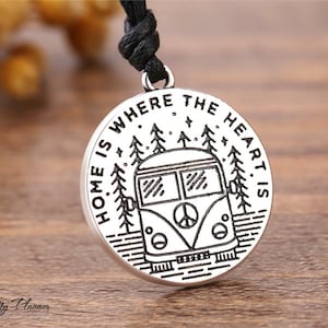 Traveler&#39;s Notebook Pendant Charm - Home Is Where The Heart is