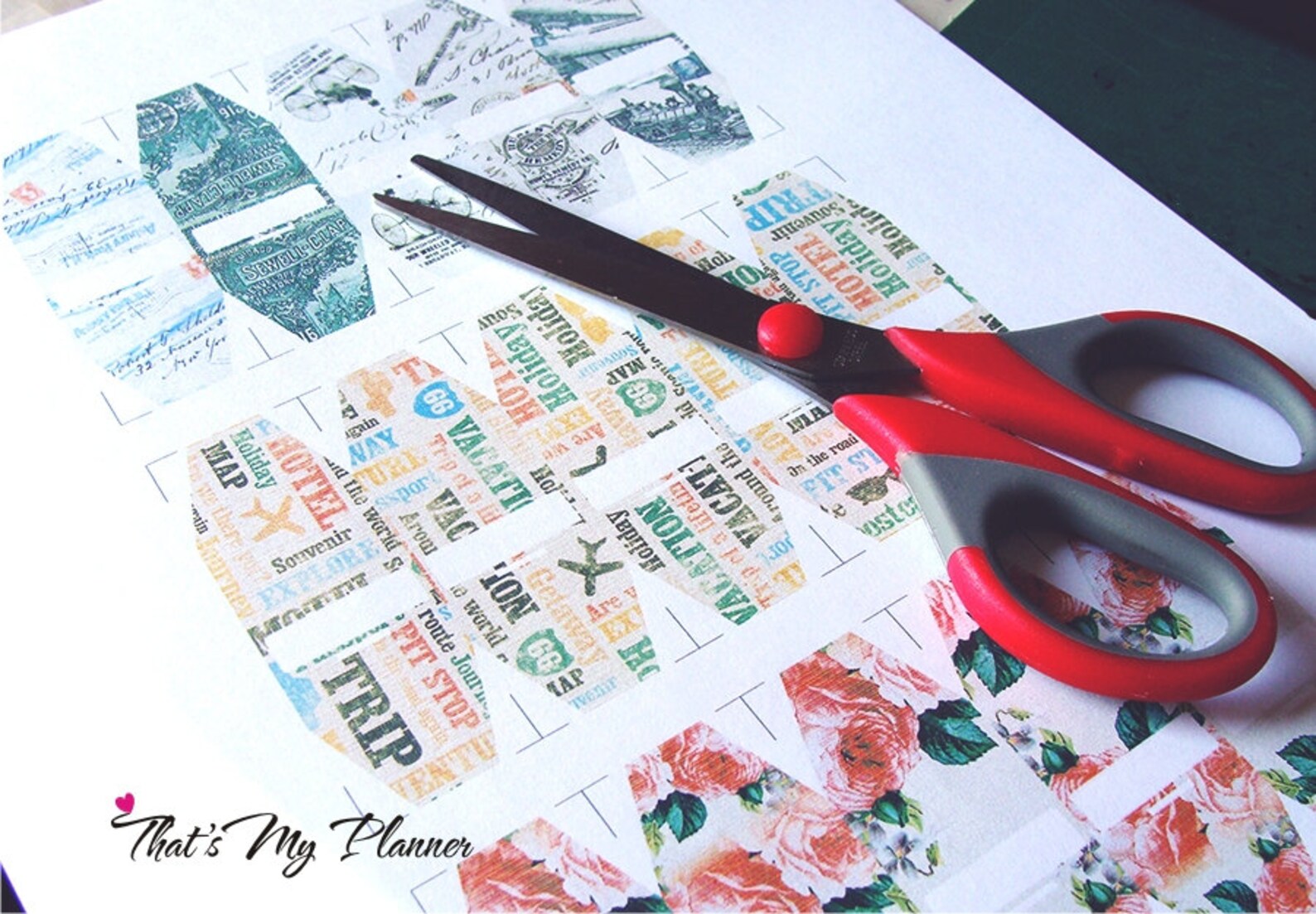 DIY VINTAGE Printable Paper Clip Tags Bookmarks Travel - Etsy