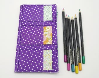 Traveler's Notebook Wallet insert Regular size - Card Holder - 6 Pockets - Pencil Case - Midori insert