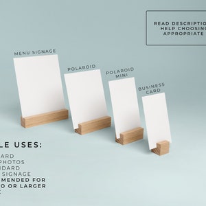 MINI Card Holder Signage Stand image 3