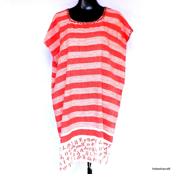 Ethiopian alphabet dress top