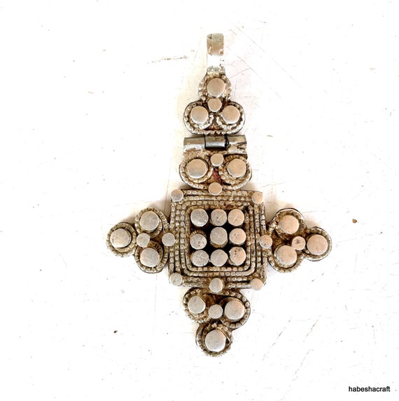 Antique Ethiopian Cross Pendant. Ethiopian Orthod… - image 5