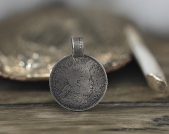 1895 エチオピア 1 ブル - メネリク 2 世 - コインのコピー - Etsy 日本