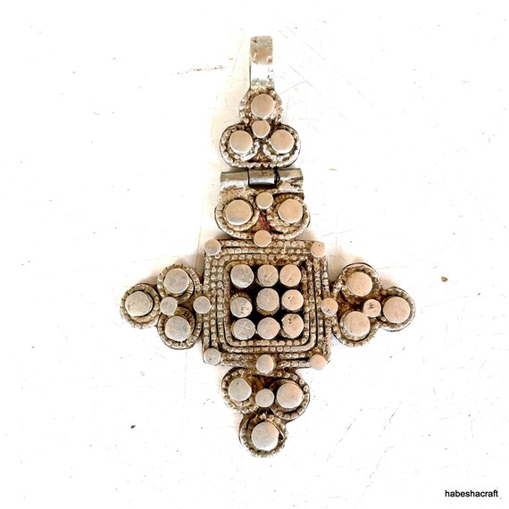 Antique Ethiopian Cross Pendant. Ethiopian Orthod… - image 7