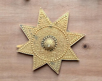 Antique Ethiopian Order of the Star Breast Star: African Militaria Collectible