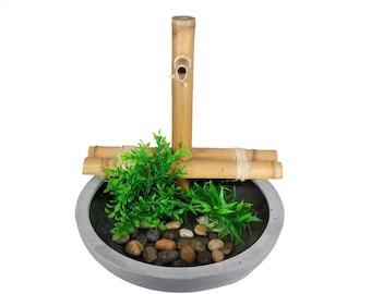 Bamboo Water Feature Kit 18"/46cm, Single Spout V