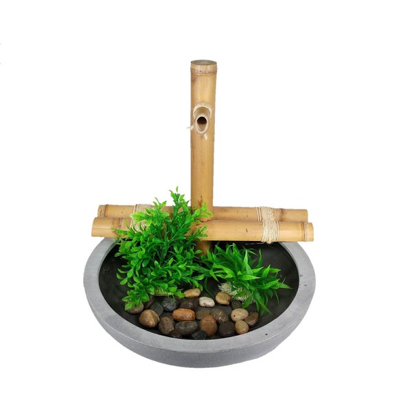 Bamboo Water Feature Kit 18"/46cm, Single Spout V