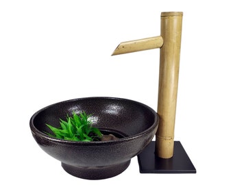 Bamboo Water Fountain Spout Kit 15"/38cm