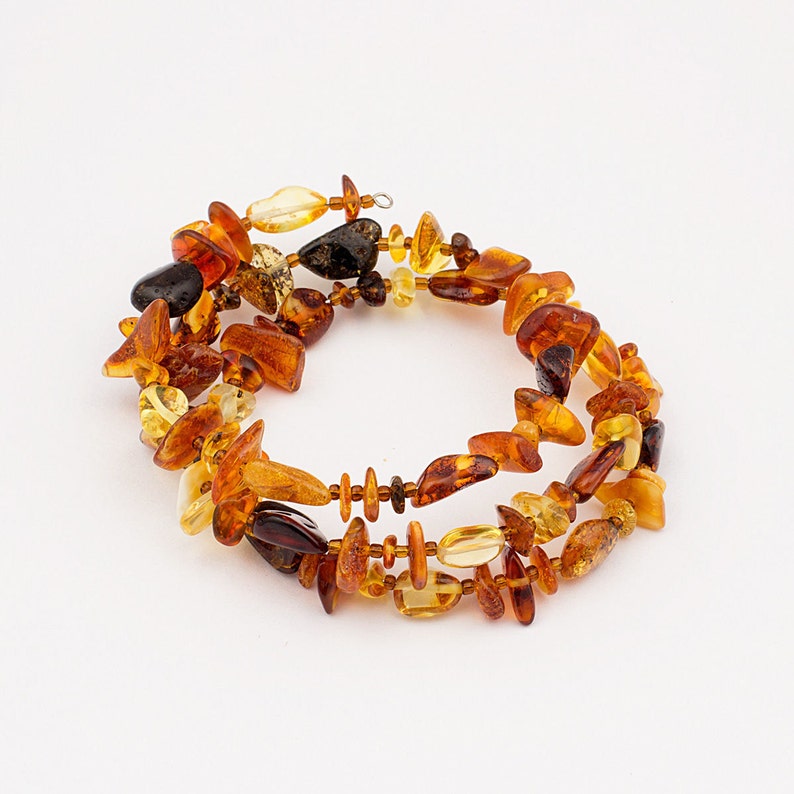 Wholesale Natural Baltic Amber Stretch Bracelet Lot 10