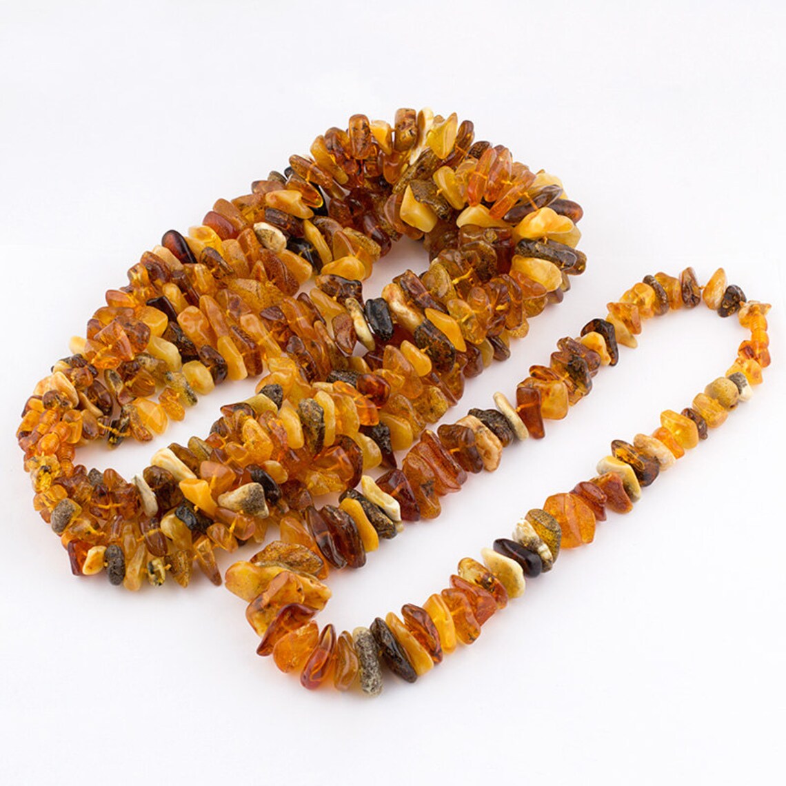 Collar de ámbar báltico natural pulido Mix Color lote 10 Etsy