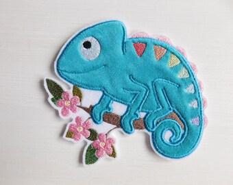 Chameleon Patch made of Fabric XXL