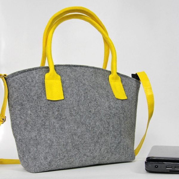 Felt Shoulder Bag Etsy