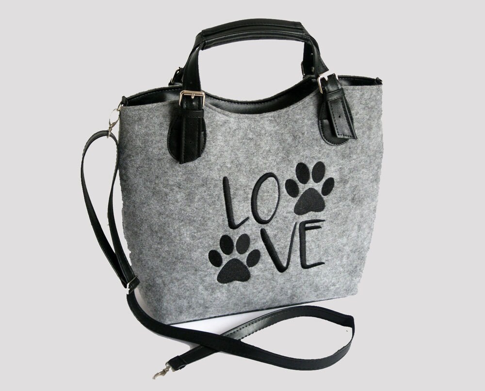 Hund Hunde Filztasche Handtasche Hund Handtasche für Etsy