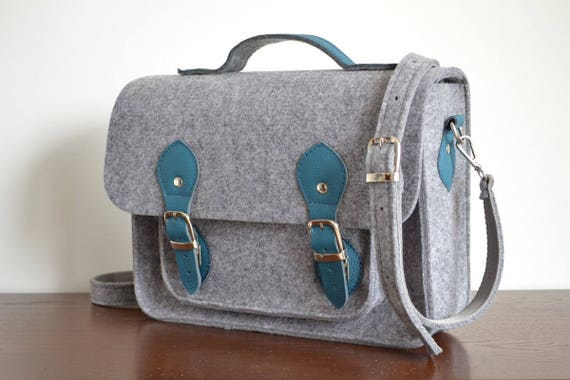 Buy MacBook Air Bag 13 inch Laptop Bag MacBook 13 Inch Gray Felt Leather Messenger Bag Crossbody Bag Laptop Bag 15 OFF SALE Online in India Etsy