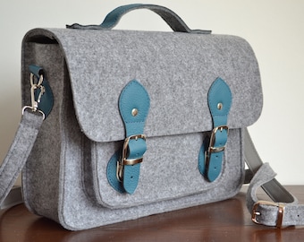 Laptop carrying bag, Messenger bag, Felt messenger bag, Felt bag, Laptop bag Acer Asus Del Lenovo HP, 17-inch  Satchel, christmas gift women