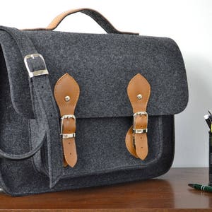 Sacoche pour ordinateur portable en feutre, sac en feutre pour Macbook, sacoche pour ordinateur portable cartable, porte-documents, sac de livres, interdiction d'ordinateur portable 17 pouces