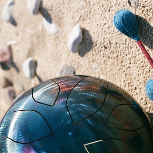 Hand Made Tank Tongue Drum/ Slit Drum - Steel Tongue Drum - Hand pan - Percussion/ Dream Drum/ Personizable Scale You Like