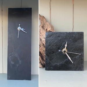 Natural Slate wall clock