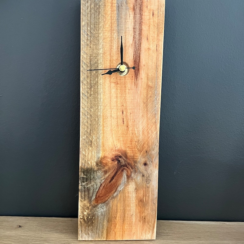 Picture of Reclaimed Wood Clock - Etsy UK