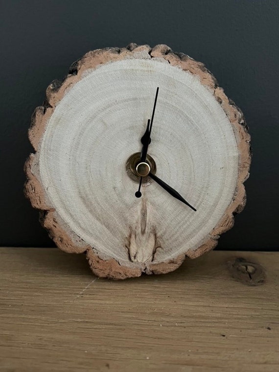 Reloj tronco madera hotsell
