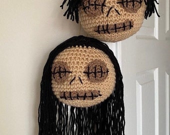 Shrunken heads (pair) Halloween Decor. Horror Decor. Goth. Halloween Everyday