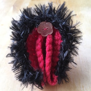Crochet Cervical dilation Tool. Vagina. Vulva. Birth teaching aid. Midwife. Doula. Gynaecology image 1
