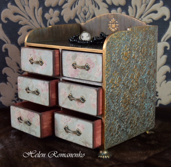 Large Jewelry Box Apothecary Cabinet Jewelry Makeup Storage Etsy