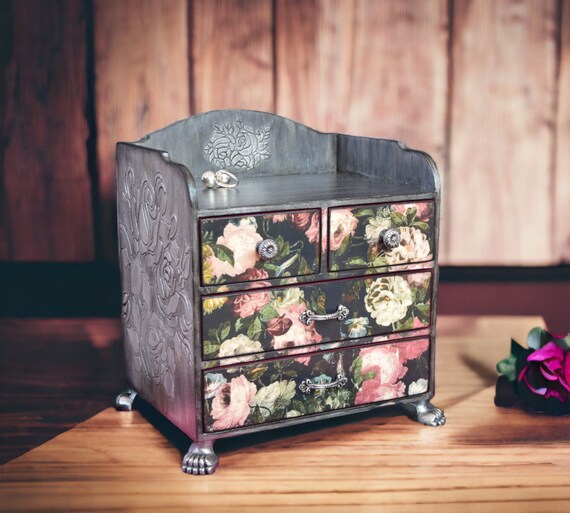Mini armoire cheap jewelry box